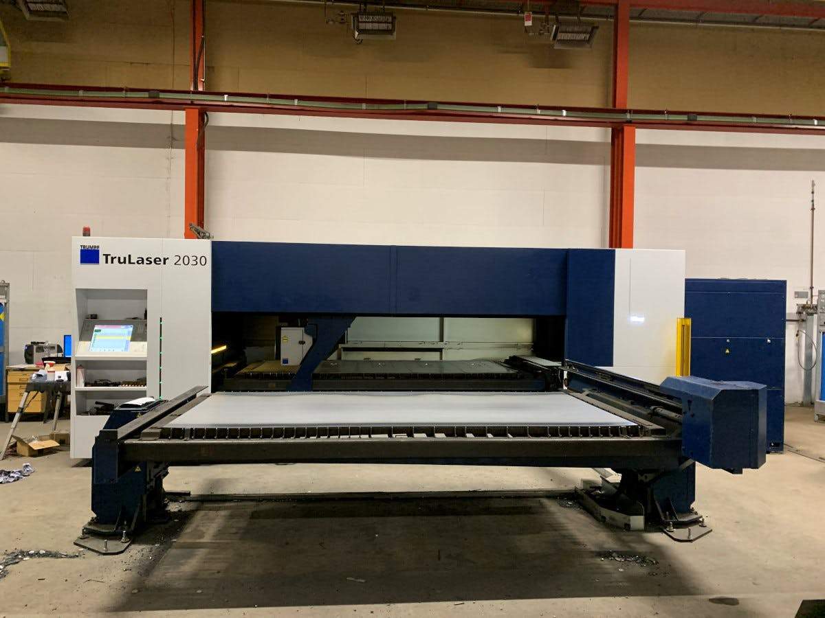 Trumpf TruLaser 2030 Fiber Laserschneidmaschine 2018