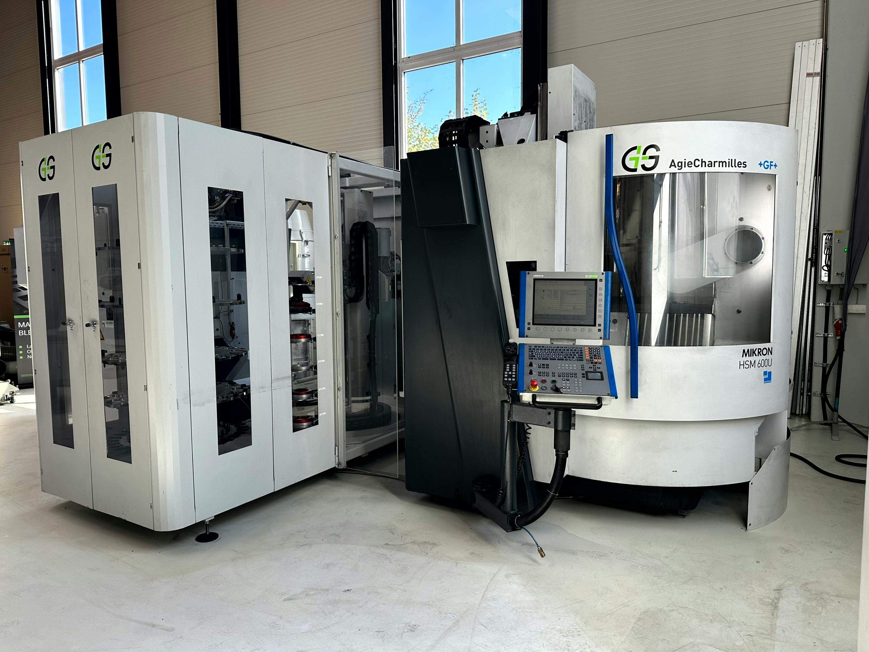 Mikron HSM 600 U + HSM 400 U + Robot Multi Twin 5-Achs Bearbeitungszentrum 2007