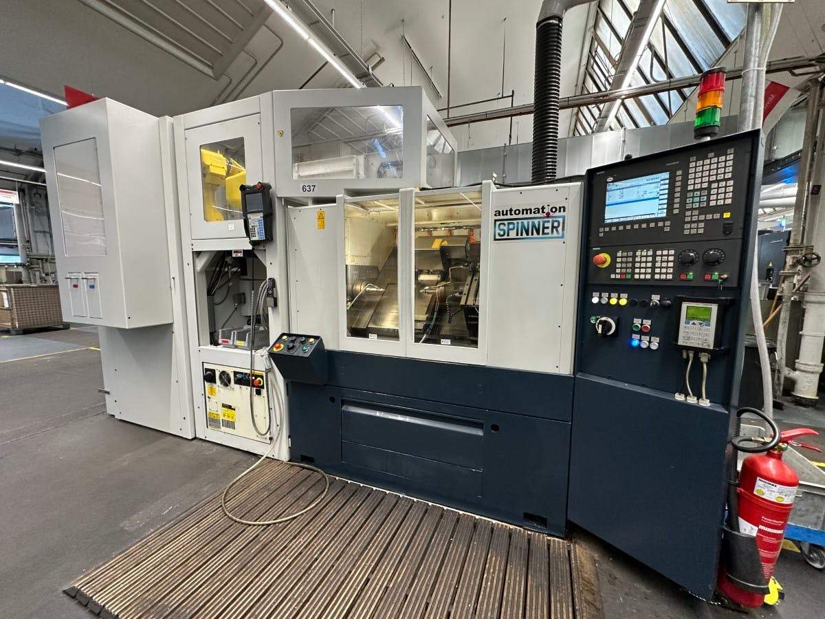 Spinner PD 32S + Fanuc Robot CNC Drehmaschine 2014