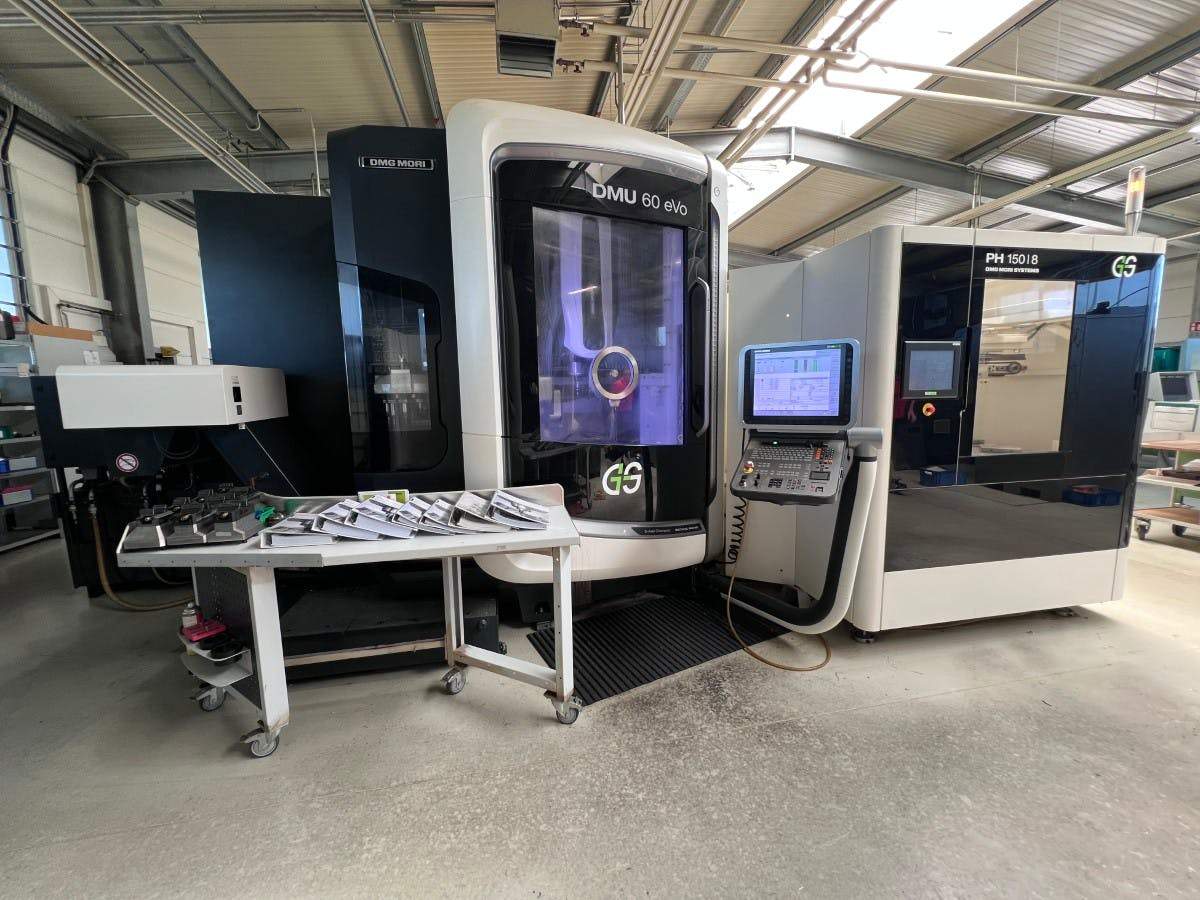 DMG MORI DMU 60 eVo + PH 150 5-Achs Bearbeitungszentrum 2015