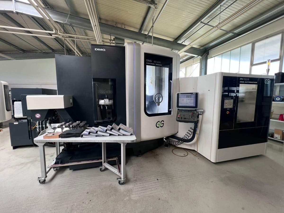 DMG DMU 60 eVo + PH 150 5-Achs Bearbeitungszentrum 2011